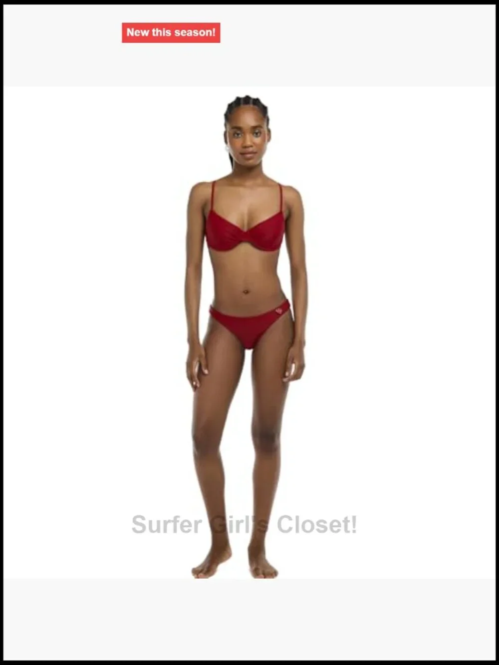 Underwire Bikini Top with Sash-tie Back, Removable Soft Cups, Nylon Blend